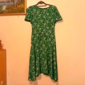 LOFT PUFF SLEEVE DRESS SIZE 2